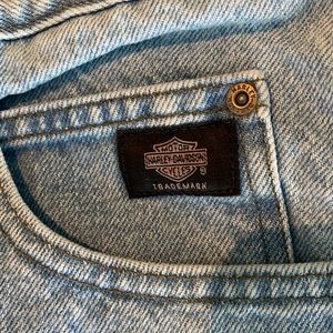 Men’s Harley Davidson light wash jeans